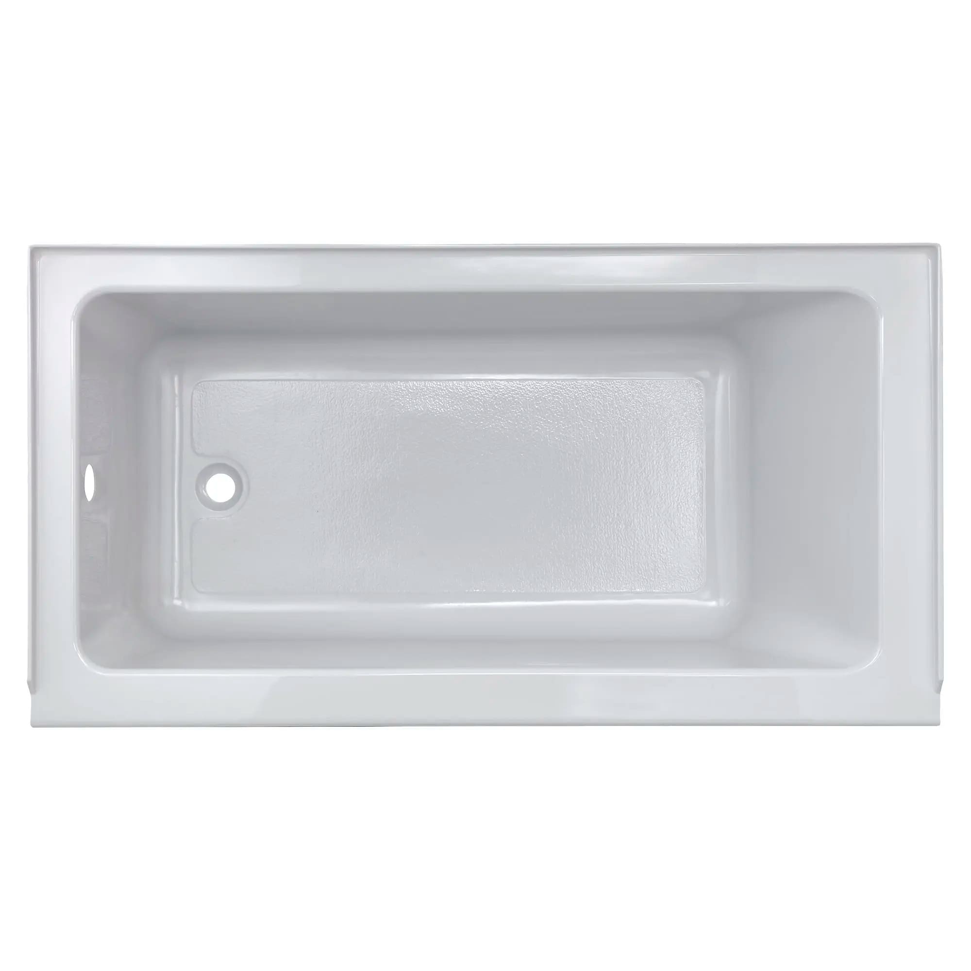 studio integral apron bathtub with left-hand outlet